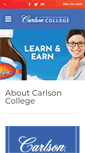 Mobile Screenshot of carlsoncollege.info